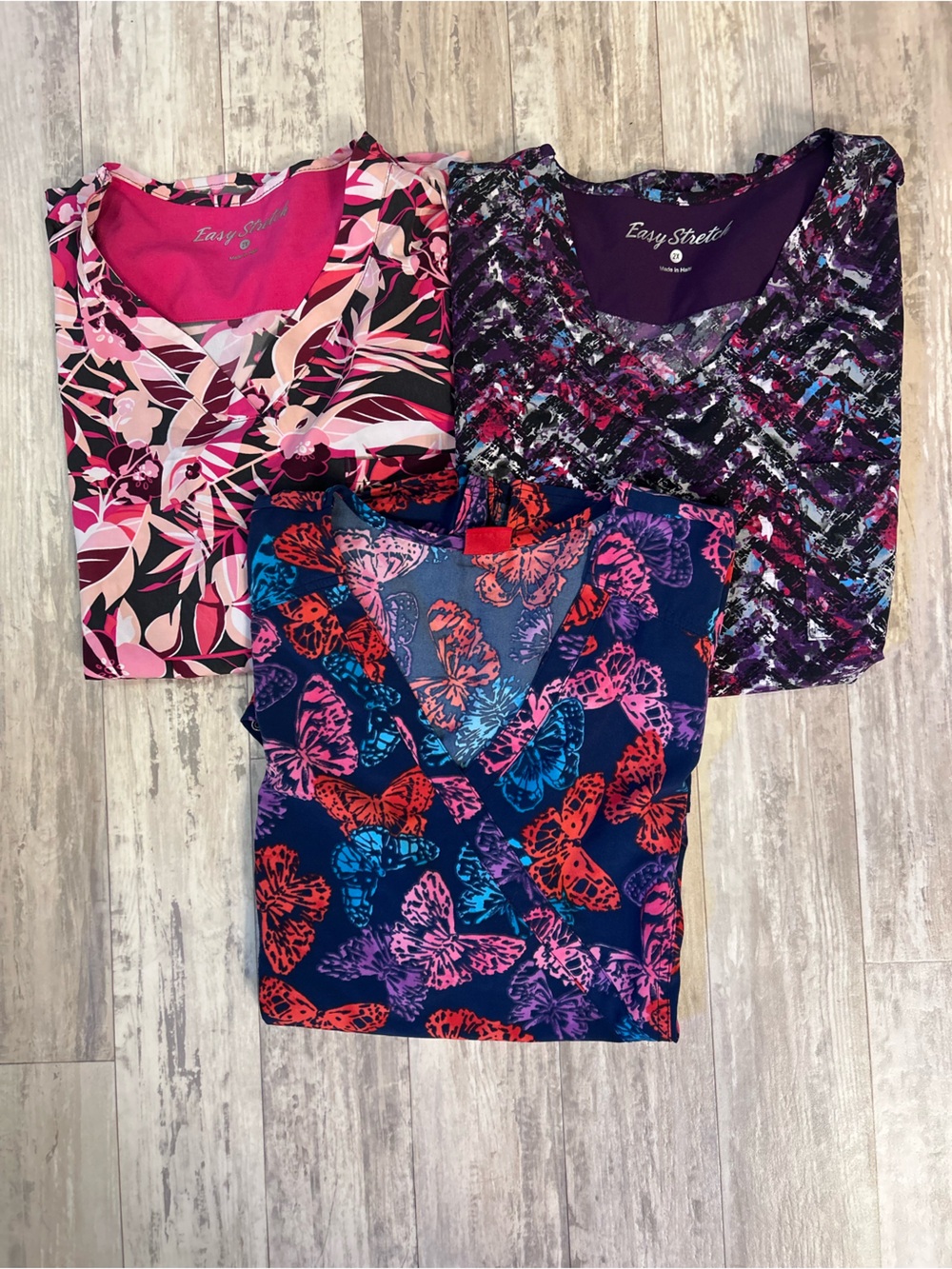 Dickies and Easy Stretch Silky Scrub Top Bundle XXL
